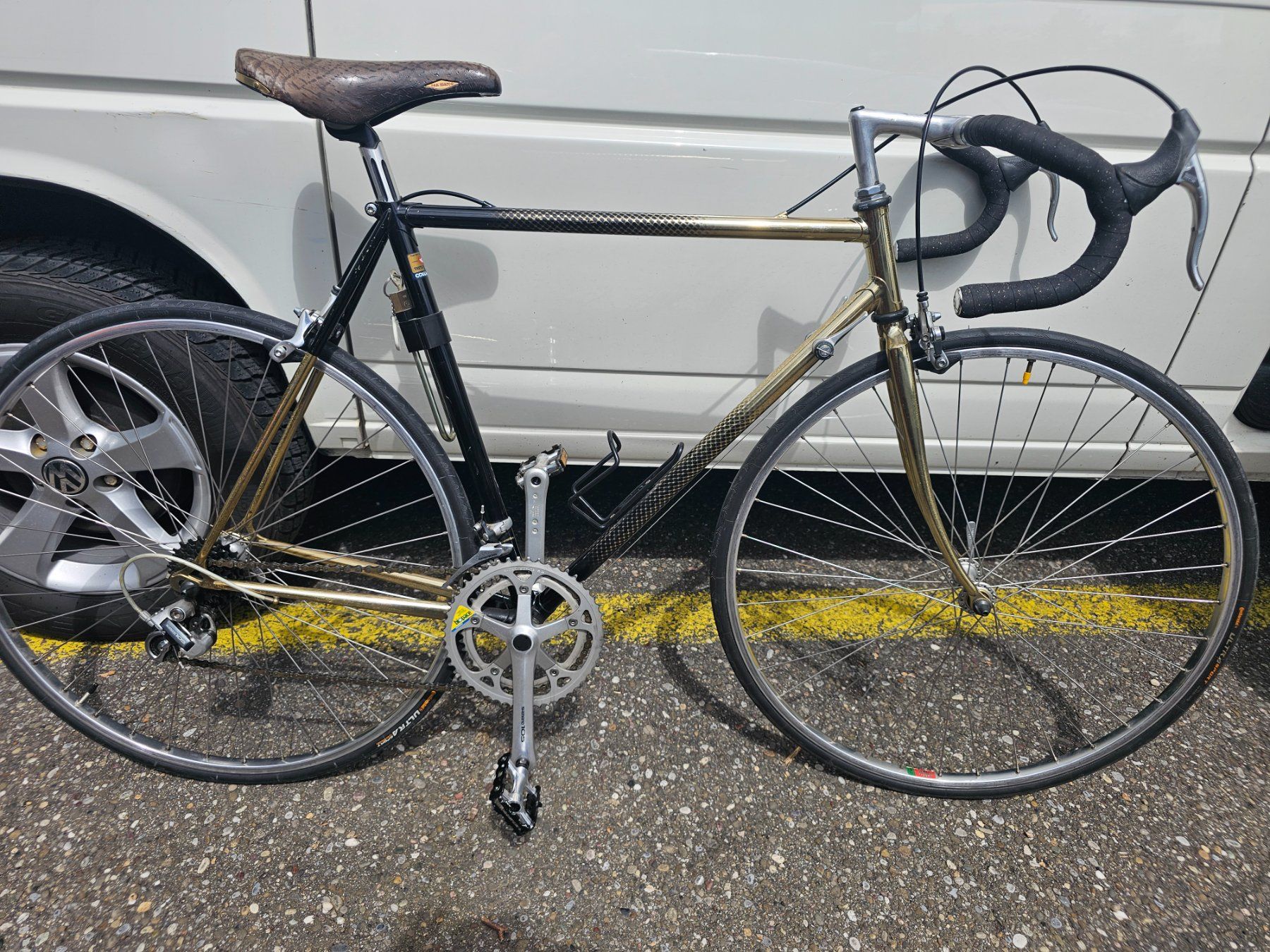 Velos: Rennvelo Gold & Black RH 53 cm – Gebraucht aus kleindöttingen von Jimi-Hendrix 1