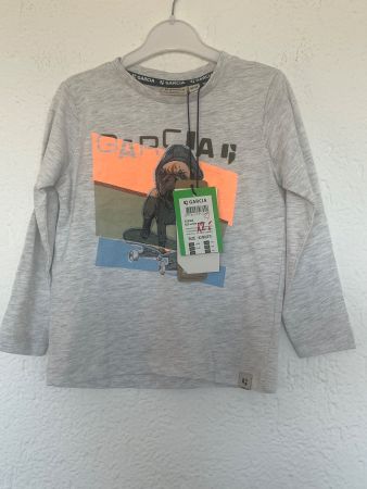 Garcia Longsleeve Gr. 92/98 Neu mit Etikett Skater Hund BW