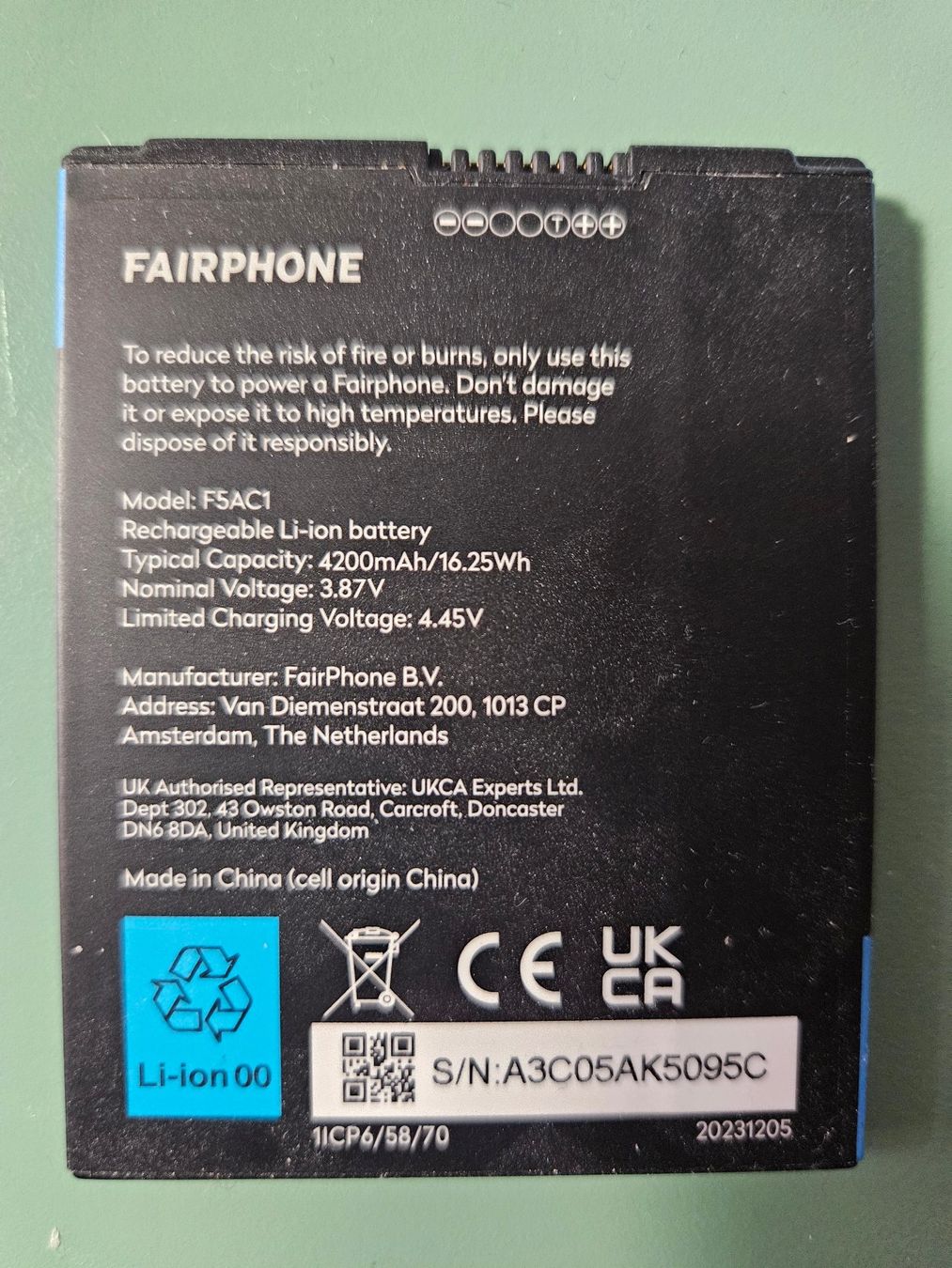Fairphone Handys / Smartphones: Fairphone 5G FP5 Ersatzteile – Defekt aus Winterthur von Chamois03 4