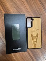 Samsung Galaxy S23 Box + Holz Hülle "No Probllama" Neu! K5