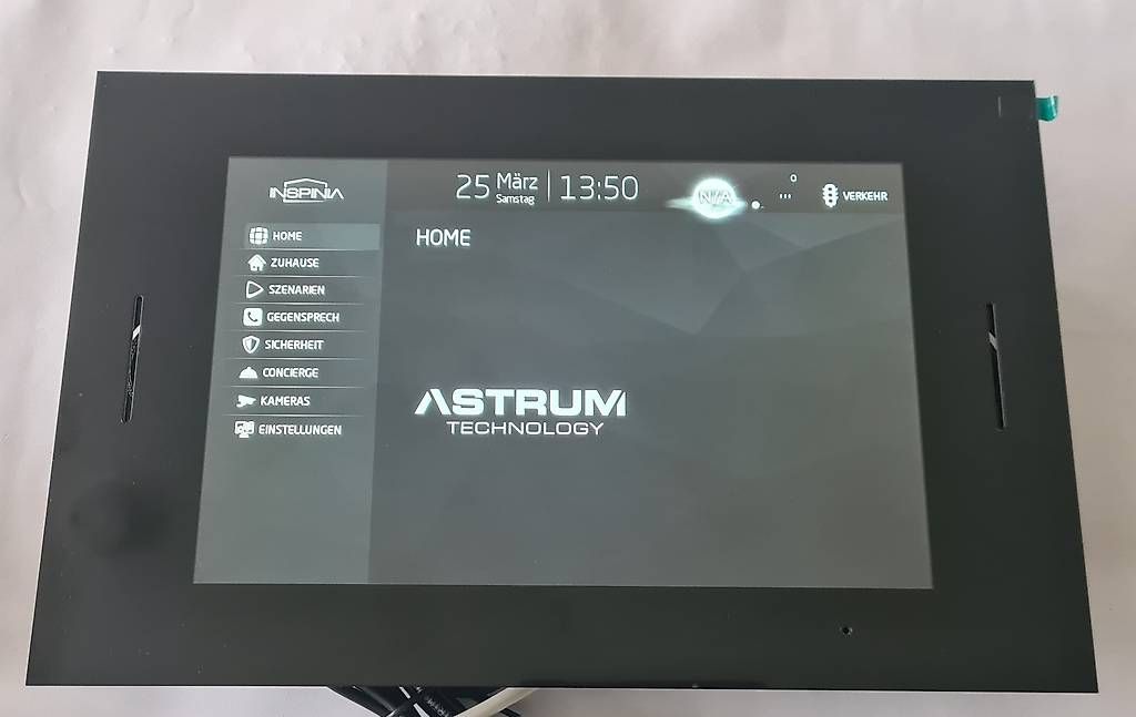 Steuerung: KNX Touchpanel 10" INSPINIA Vitre Basic – Gebraucht aus Brenzikofen von Alpenzauber