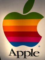 Vintage Original Apple Leuchtreklame Kult Retro gebraucht