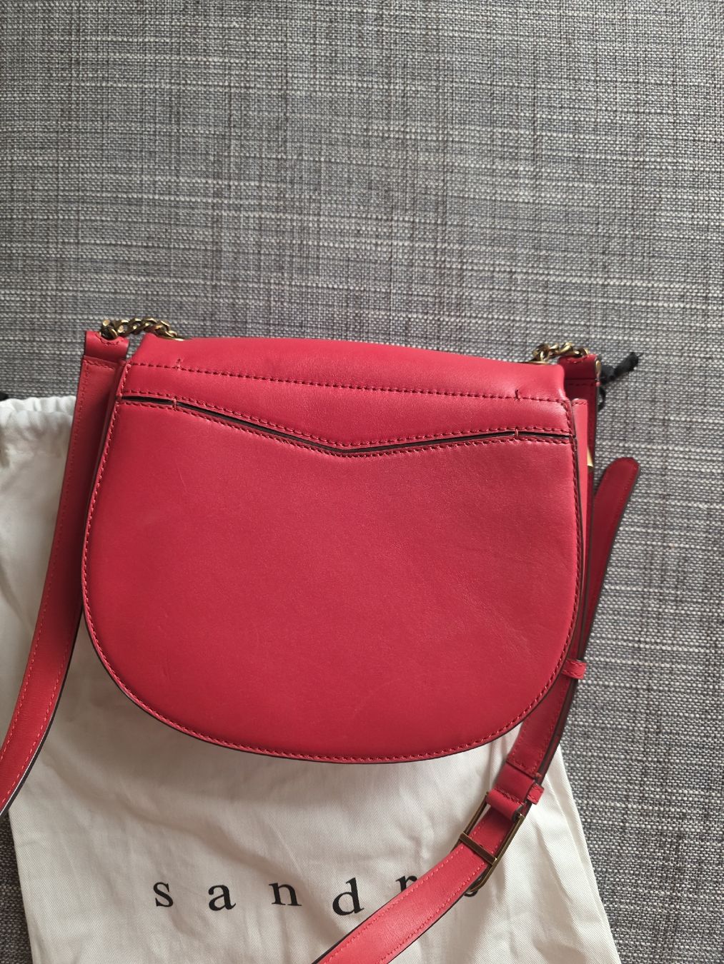 Sandro Taschen für Damen: Sac en cuir rouge Sandro – Gebraucht aus Genève von alex7926 3