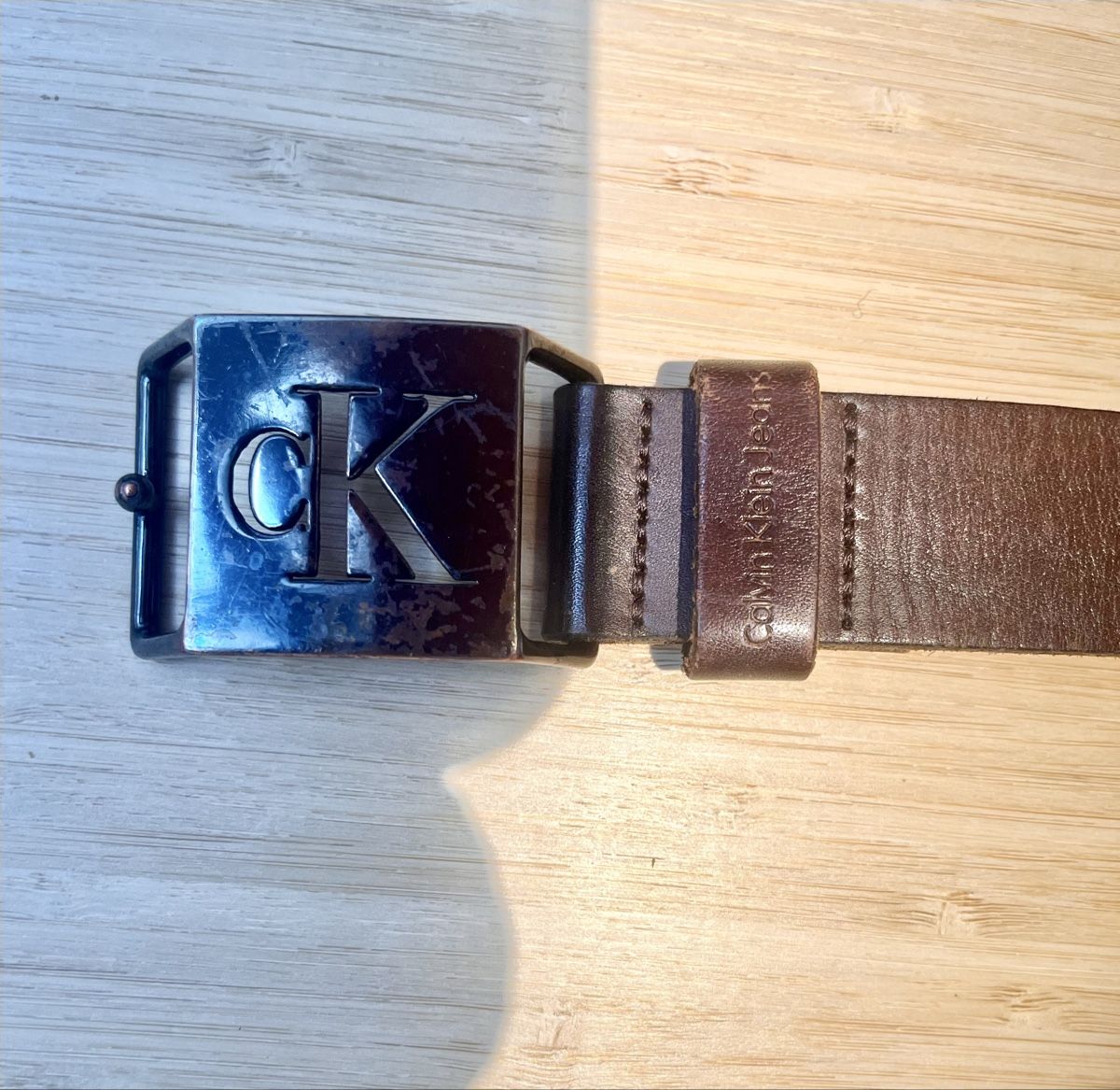 Calvin Klein Cinture: Ledergürtel Calvin Klein Jeans – Usato da Oltingen venduto da ugradel 1