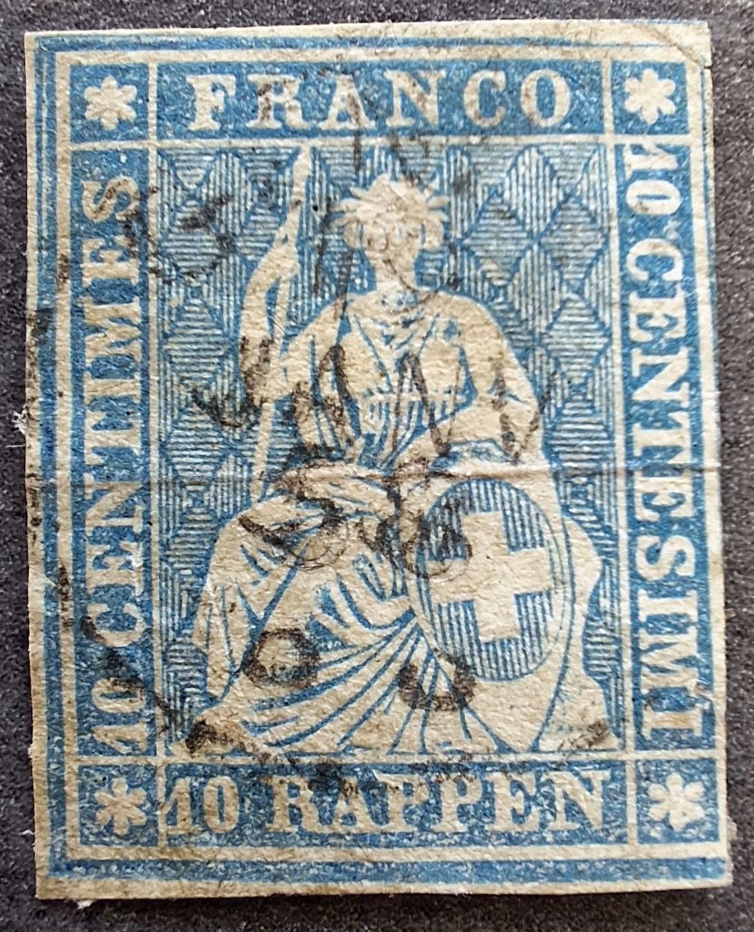 Tutti i francobolli: Strubel 23C – Usato da Balgach venduto da SIMEON27