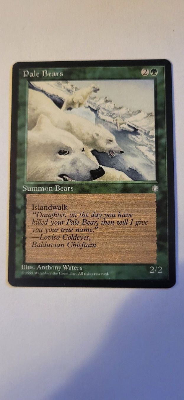 Magic The Gathering Carte collezionabili: MTG - Pale Bears – Usato da Münsingen venduto da Heroism2010