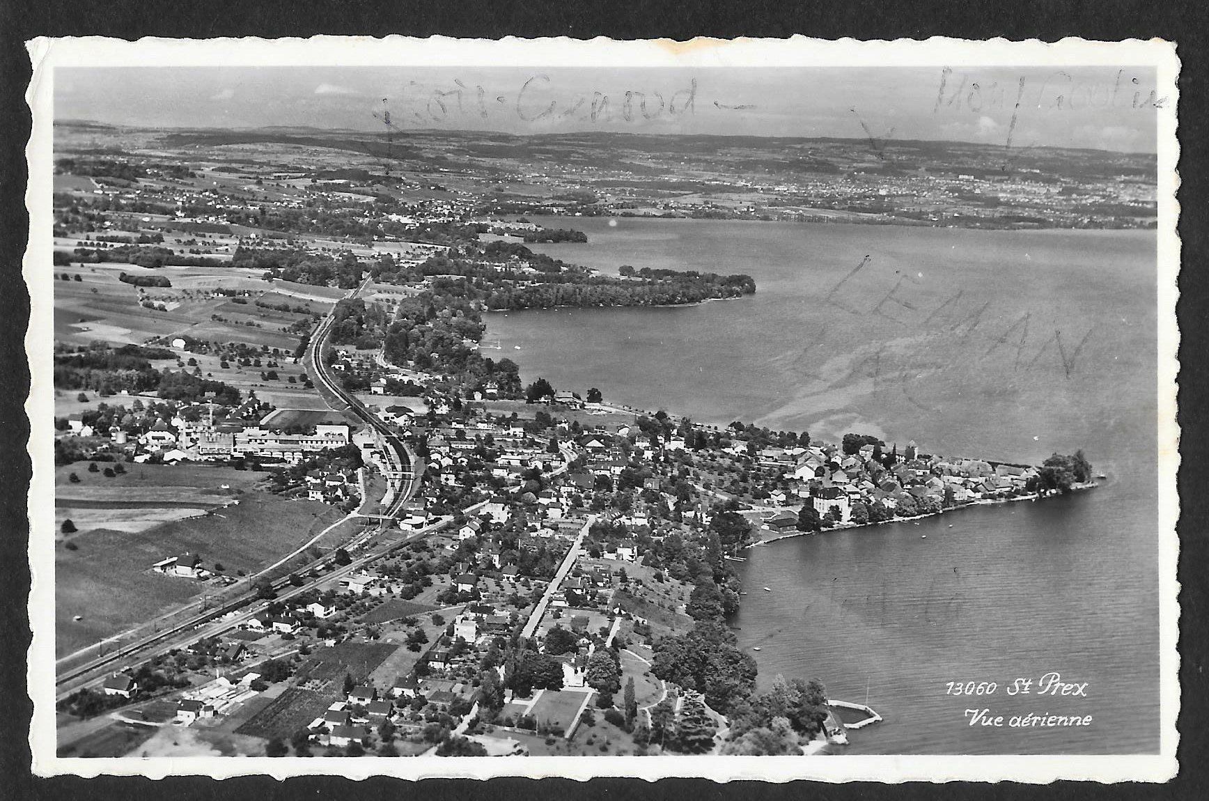 Cartoline postali: St. Prex Vue aérienne – Usato da Olten venduto da clotaldi