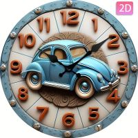 🕰️ Vintage VW Käfer Wanduhr – Zeitlose Eleganz! 🚗