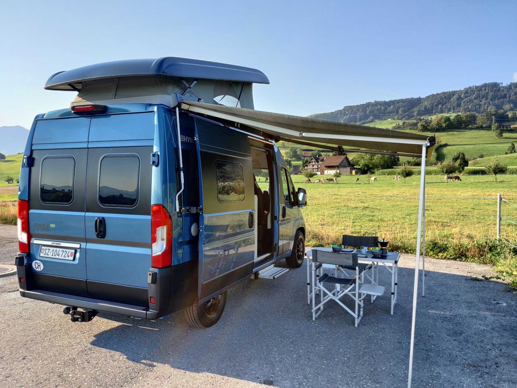 Hymer Veicoli da campeggio: Hymer Free 540 Blue Evolution Camper MIETEN – Usato da Altendorf venduto da Philipp82 8