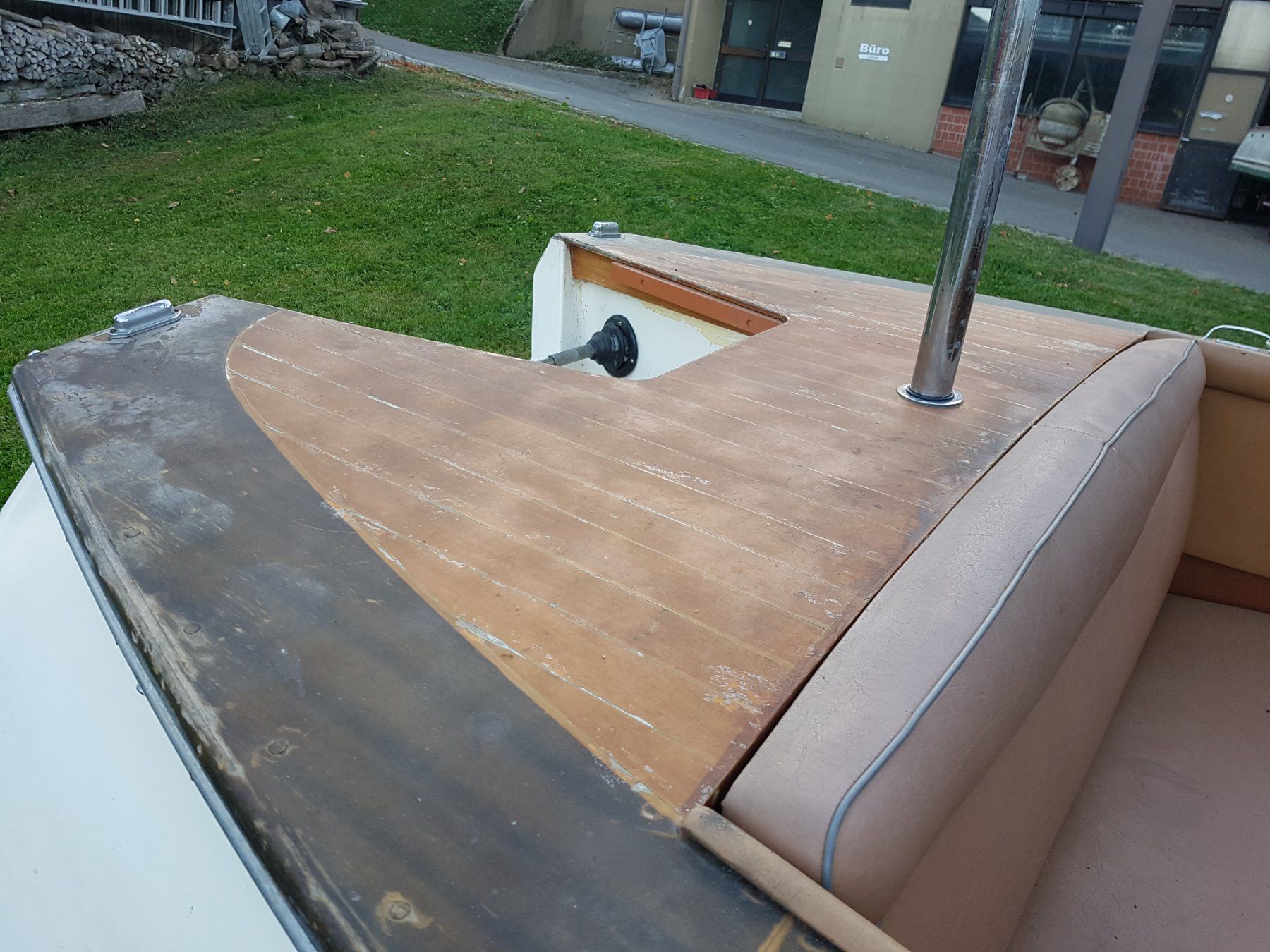 Oldtimer Holzboot von Peter Werft, GFK-Rumpf mit Holzdeck (Gebraucht ...