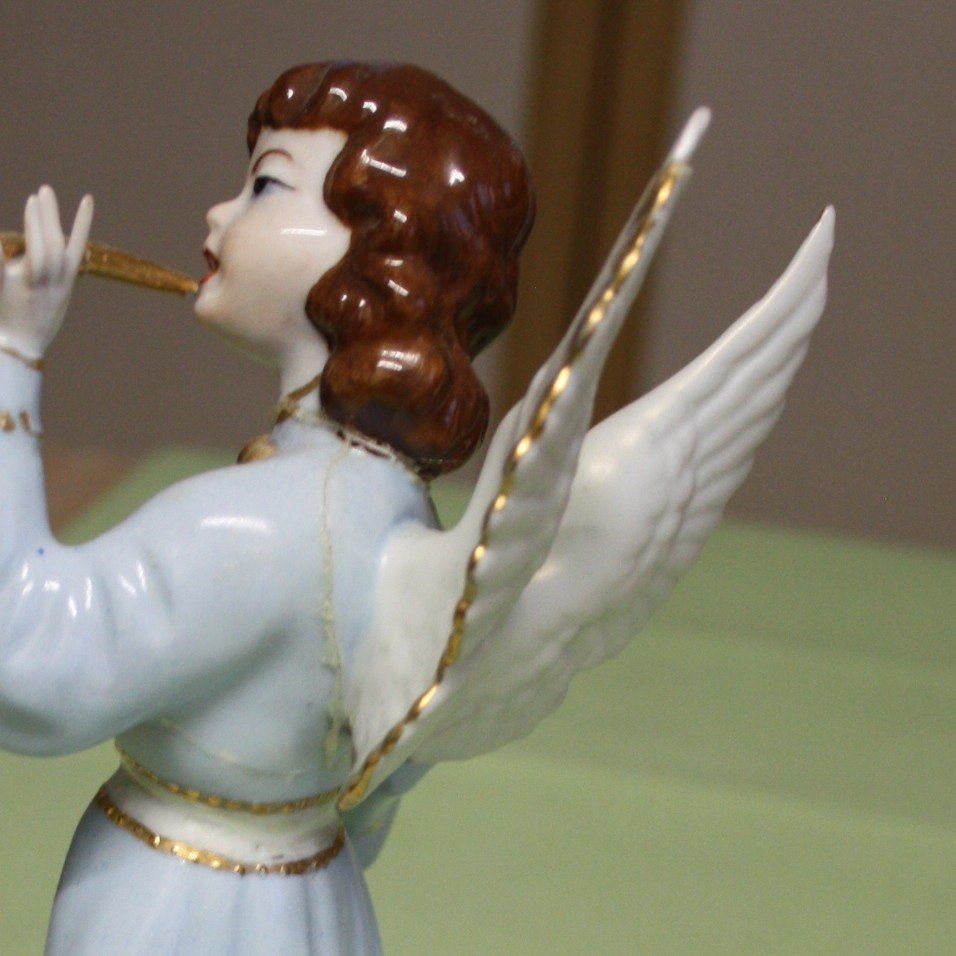 Statuette: Engel mit Tröte – Difettoso da Flüelen venduto da Alt-und-Neu 4