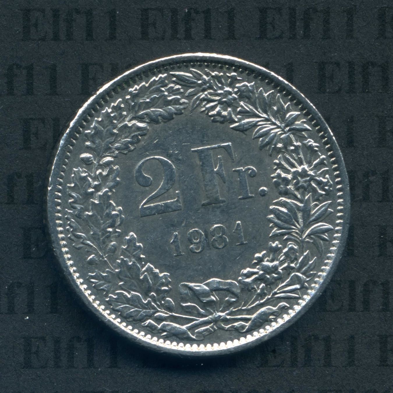 Tutti le monete: CHF___2.00 1981 -vz 2 Franken – Usato da Widnau venduto da Elf11