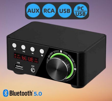 Verstärker: Mini Bluetooth Amplificateur HiFi 2x50W – Neu (gemäss Beschreibung) aus Yverdon-les-Bains von rogi80