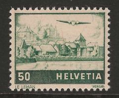 Flugpost Abart Nr. F29.PA "weisses Dach", postfrisch **