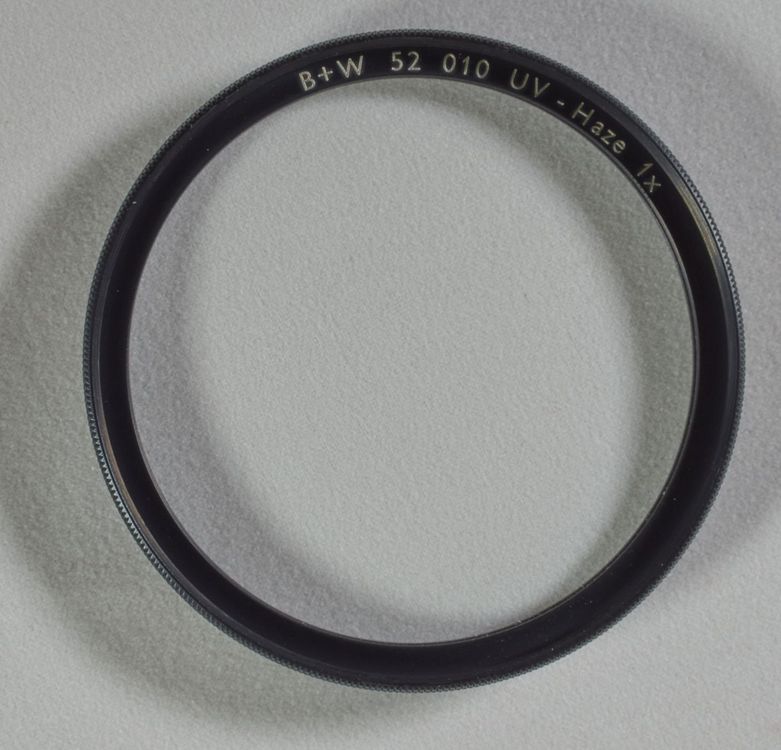 B+W F-Pro UV-Haze Filter 52 mm | Kaufen auf Ricardo