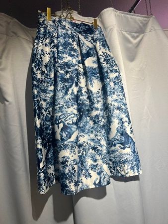 *SALE* Sommerlicher Rock im klassischen Toile de Jouy-Stil