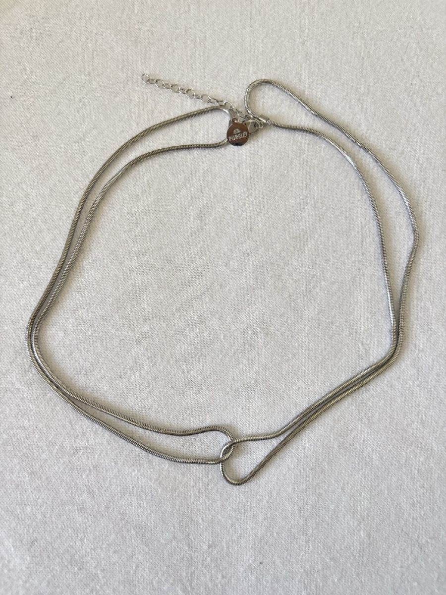 Purelei Catenine: Purelei Necklace Kindness Silver Snake Chain - Never Worn – Nuovo (secondo la descrizione) da Zollikon venduto da ely.p 2