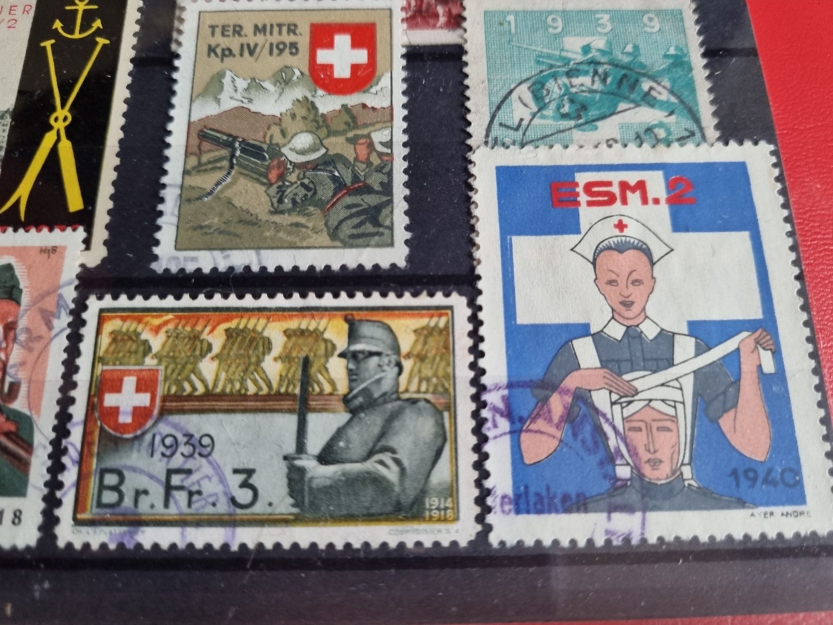 Alle Briefmarken: SAMMLUNG: SOLDATENMARKEN - GESTEMPELT  – Gebraucht aus Heimenschwand von rog_p7h9 5