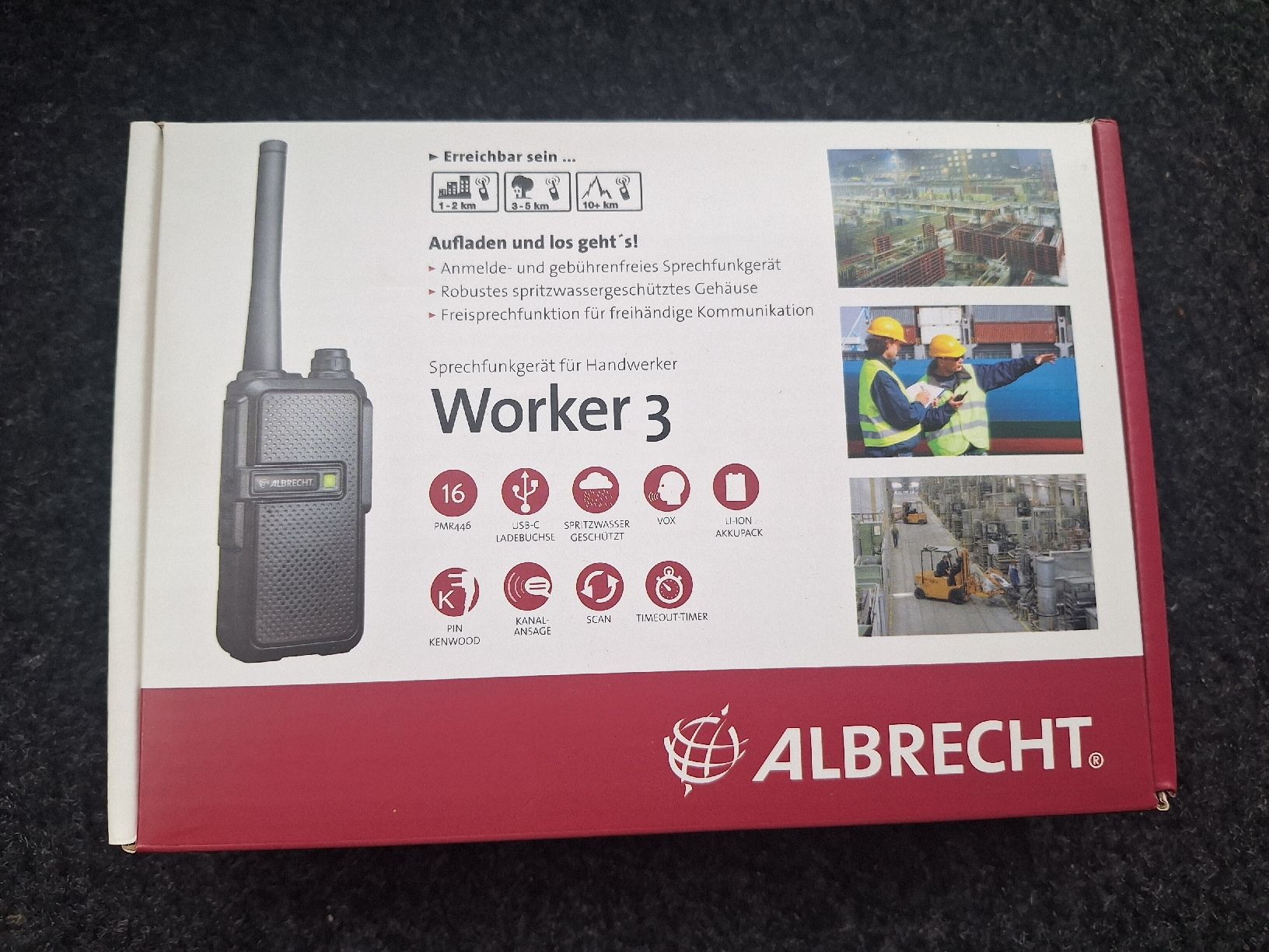 Technique de radiocom: FUNKGERÄT ALBRECHT NEU  – Neuf avec emballage d'origine à Niederwangen BE par pfiff02 4