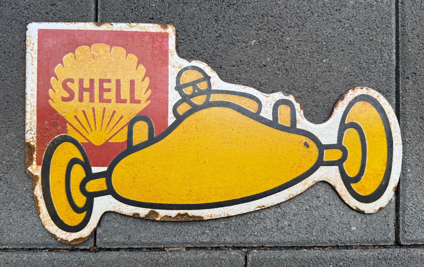 Shell Ecriteaux: Shell Email Schild / Emaille Schild – D'occasion à Bremgarten b. Bern par Vancouver16
