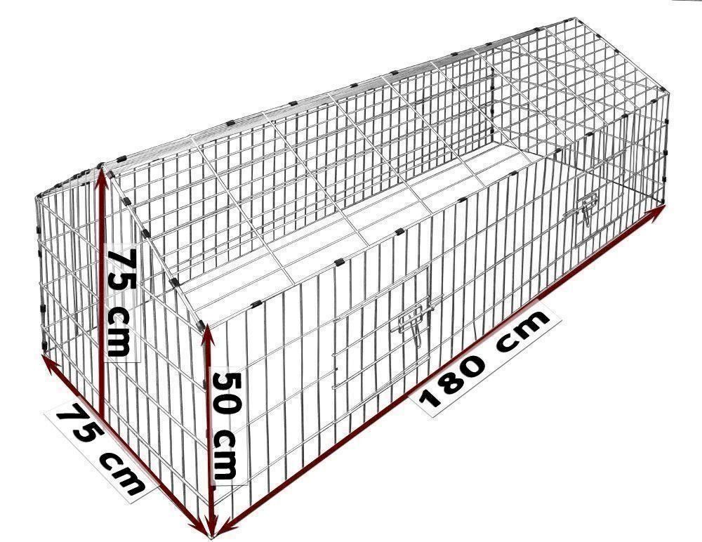 Gabbie, trasporto & Sicurezza: Deuba 100104 Kaninchenstall – Nuovo e nell'imballaggio originale da Bottighofen venduto da zaap 1