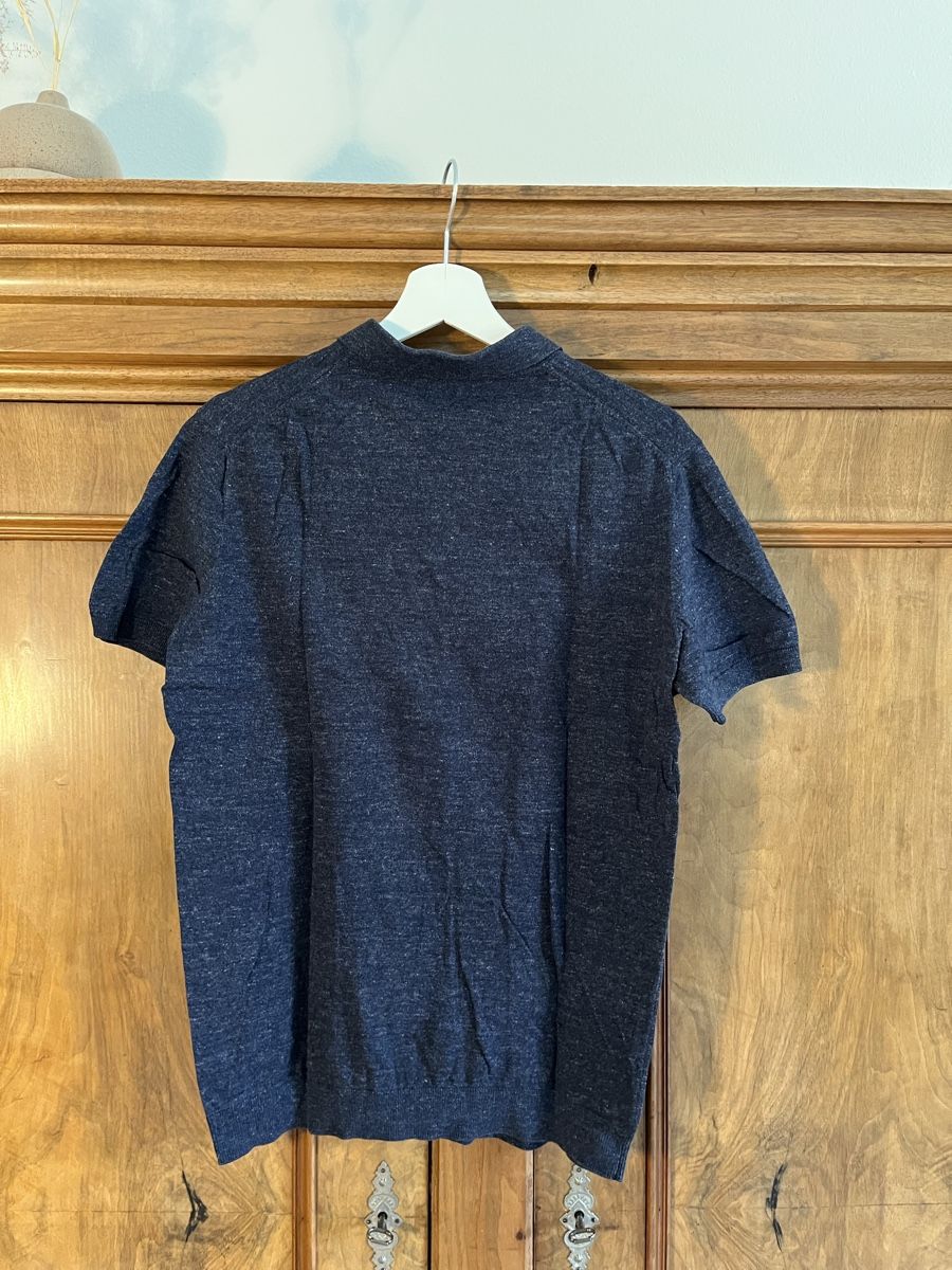 Massimo Dutti Magliette Polo: Poloshirt, dunkelblau meliert, Gr. M, Massimo Dutti – Usato da St. Gallen venduto da Gloom22 2