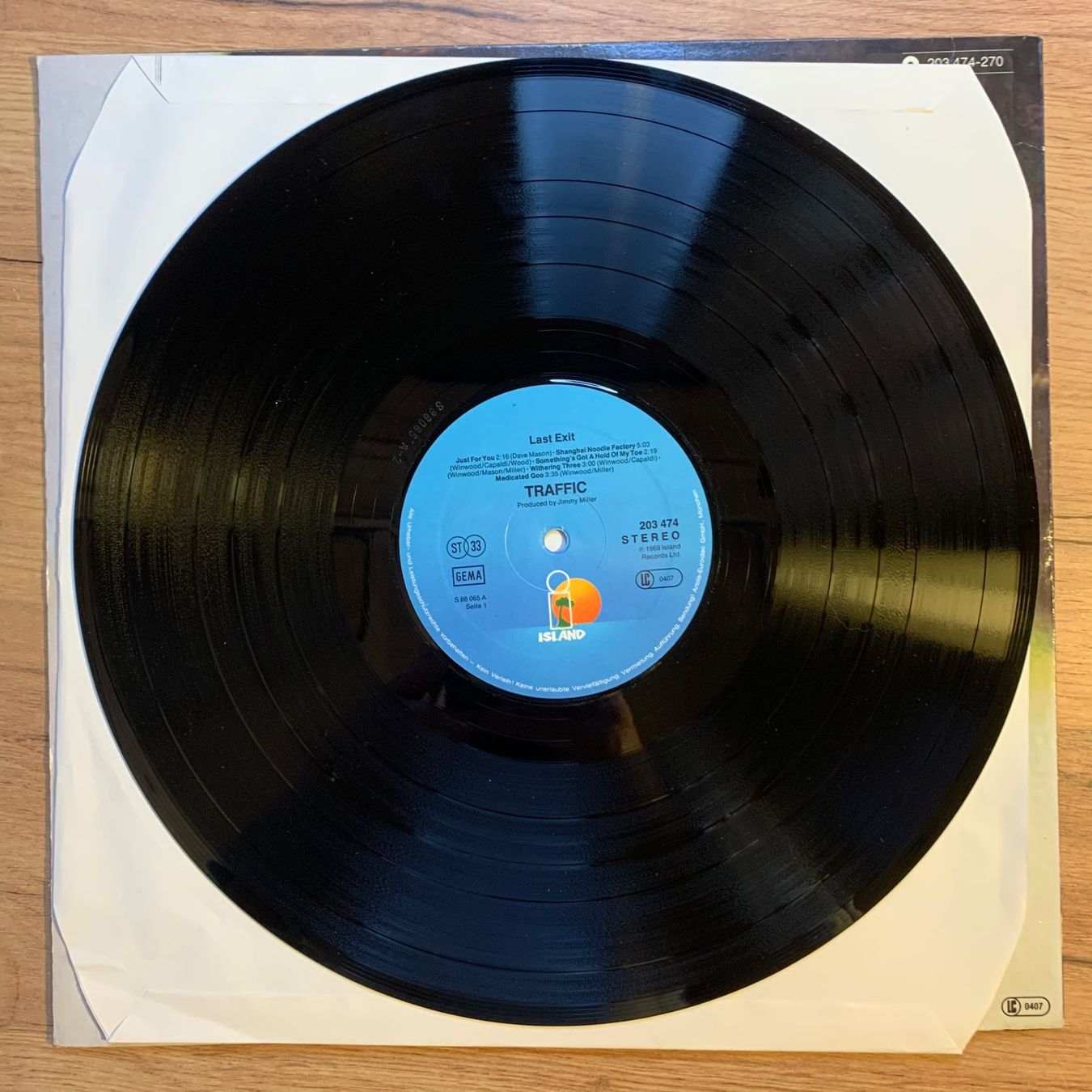 Dischi in vinile: TRAFFIC - LAST EXIT...RE GER 1974...EX/VG+ – Usato da Gals venduto da Diskopatshop 2