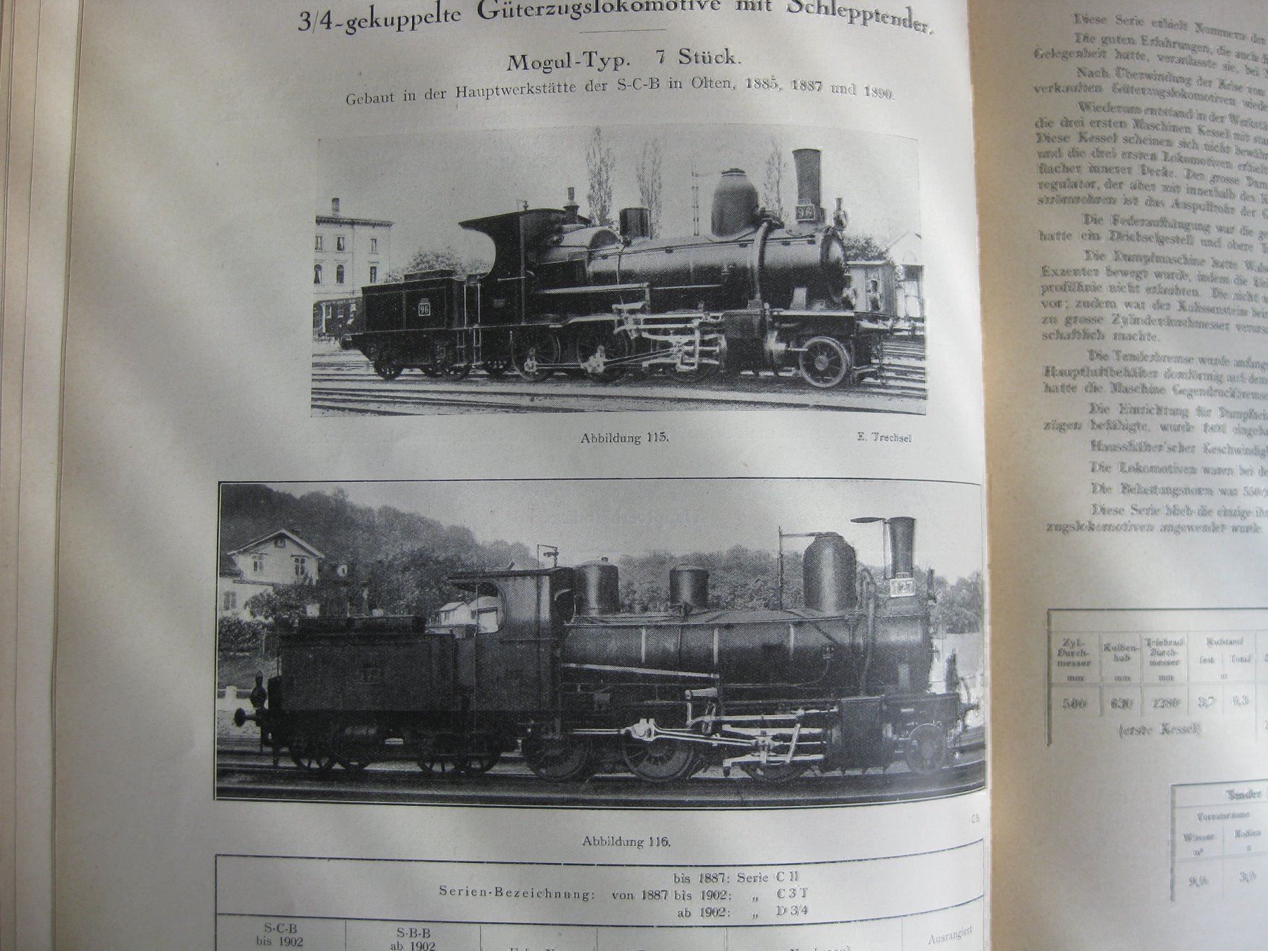 Libri: Moser Dampflok-Buch Schweiz, Ausgabe 1922 – Usato da Buchs ZH venduto da swiss-train 5