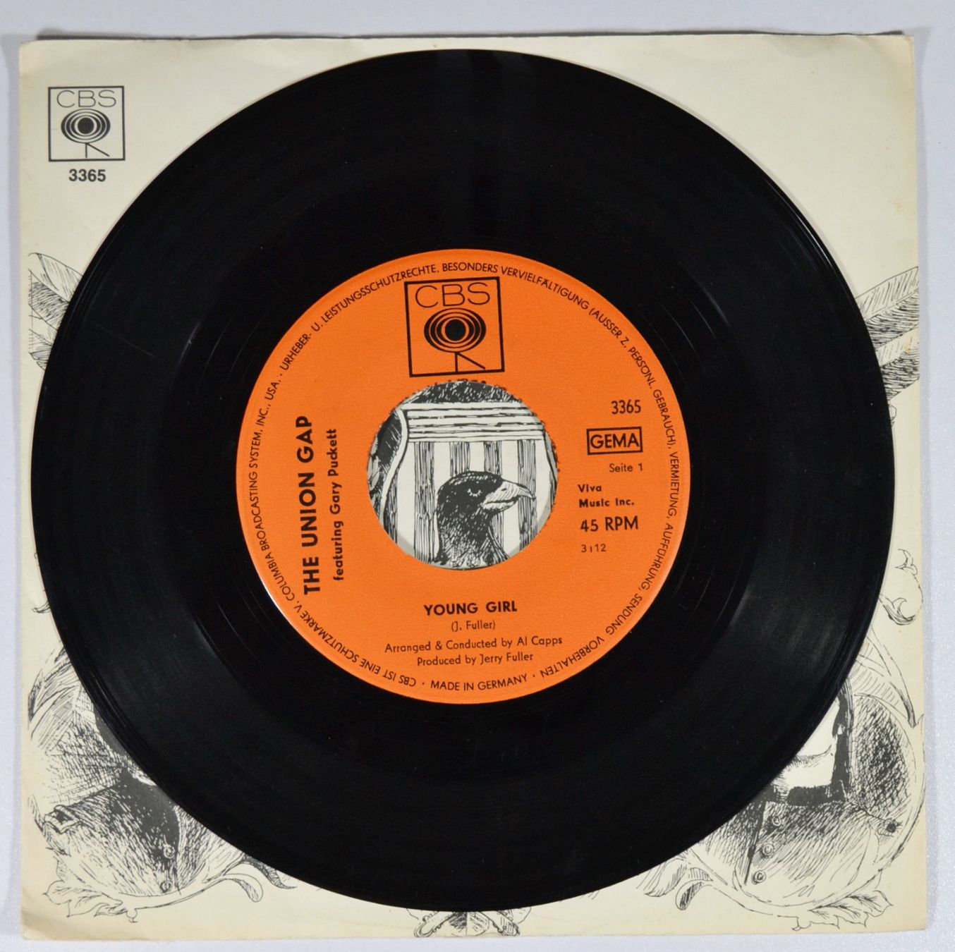 Schallplatten: Single: THE UNION GAP - Young Girl – Gebraucht aus Frenkendorf von Yard-Sale-2000 1
