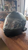 Casque moto intégral noir taille M - avec intercom