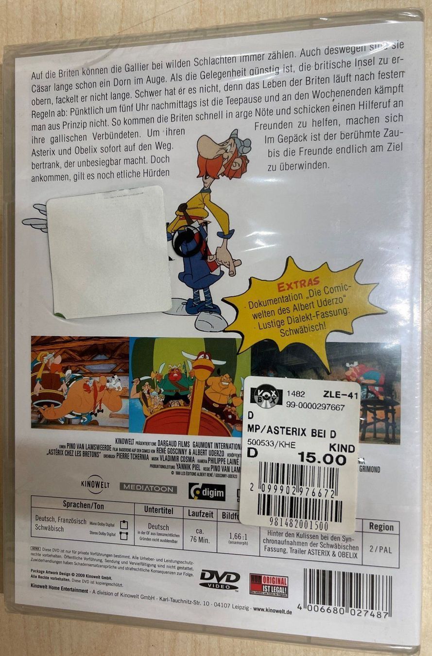 Alle DVDs: Asterix bei den Briten - (DVD) – Neu und originalverpackt aus Oftringen von Vucki 1