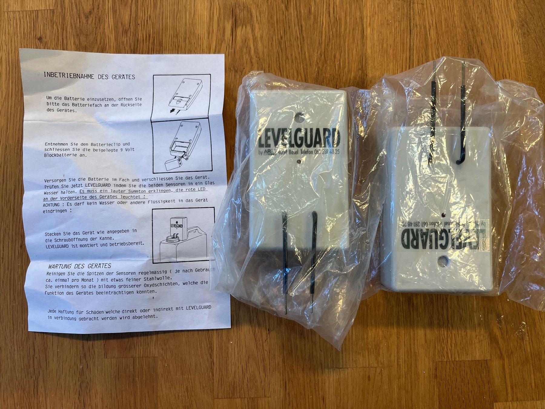 Misurare: 2 Levelguard Füllstandsensoren – Nuovo (secondo la descrizione) da Laufen venduto da Nuria44 2