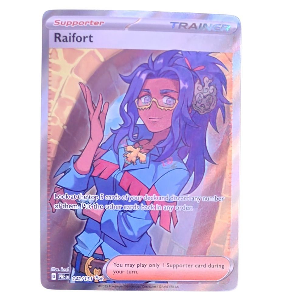 Pokémon Carte collezionabili: Raifort Trainer Prismatic Evolutions NM Pokemon – Usato da Genève venduto da Cardtreasure