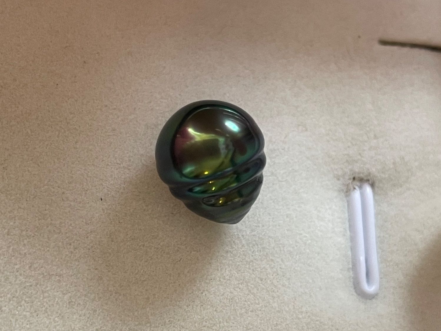 Perle (finte): Tahitiperle 9.6x11 mm – Nuovo (secondo la descrizione) da Bern venduto da Steinfieber 6