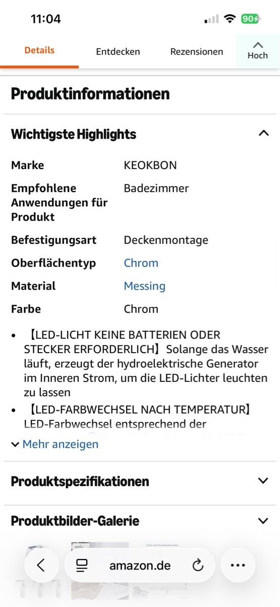 Rubinetteria: Wasserhahn neu – Nuovo e nell'imballaggio originale da Schenkon venduto da Crikrys 2