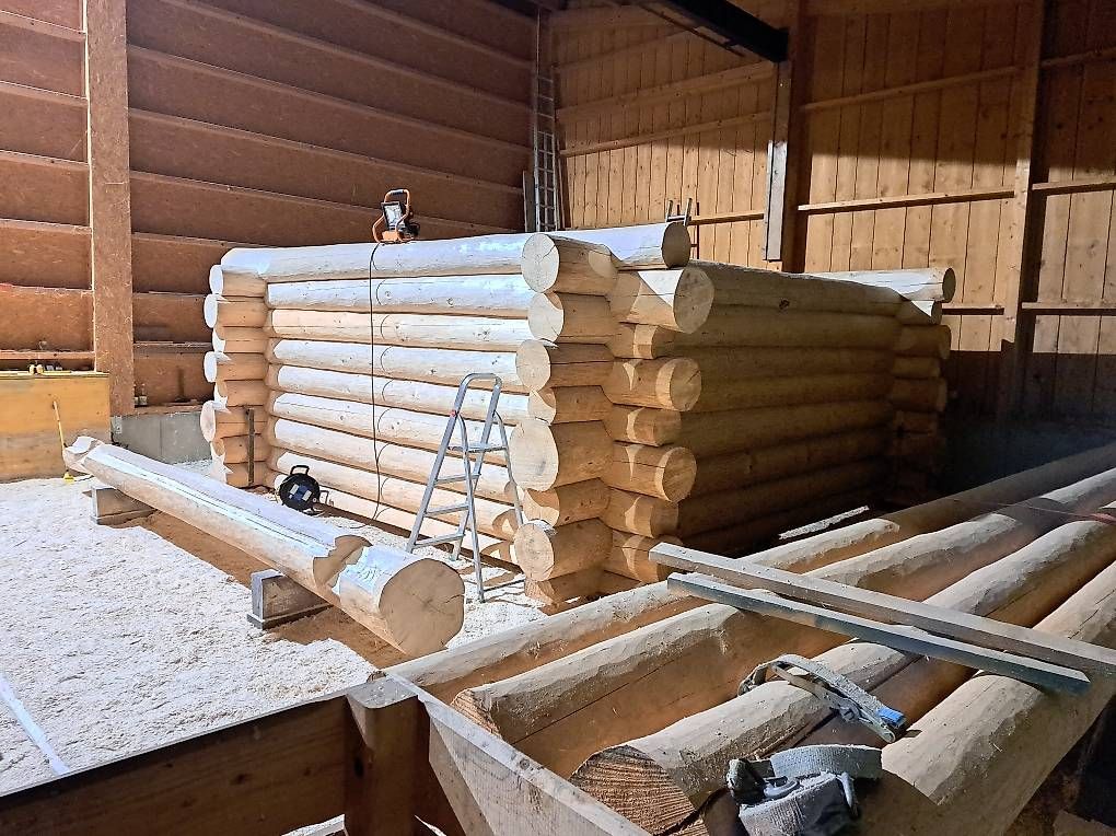 Articoli in legno: Blockhaus Rundstammhaus – Usato da Reinach AG venduto da sic02 4