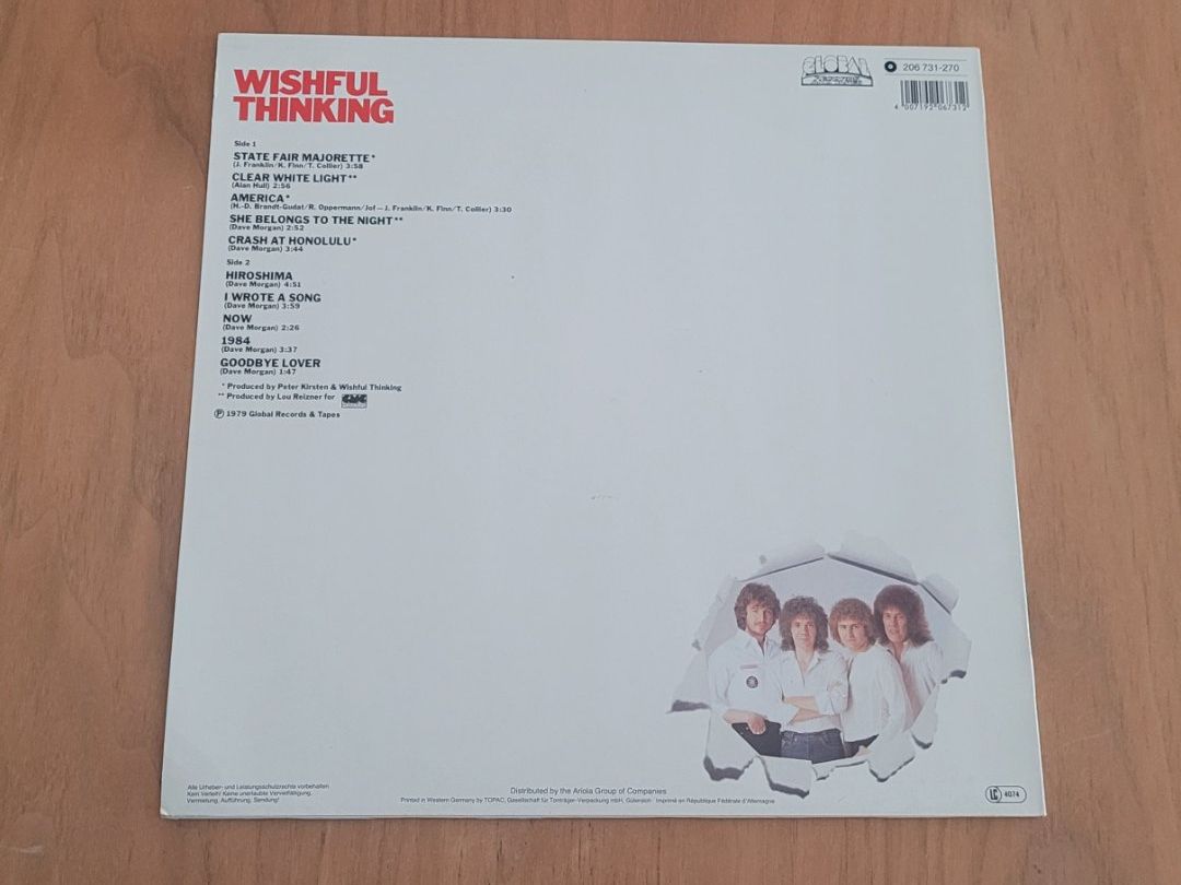 Dischi in vinile: LP  Wishful Thinking – Usato da Martigny venduto da MZ-67 1