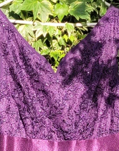 Vestiti: Elegantes Abendkleid violett – Usato da Flaach venduto da jupy02 2