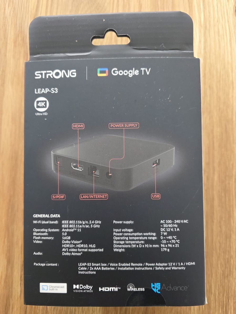 Home Cinema: STRONG LEAP-S3 Google TV 4K Streaming Player – Nuovo e nell'imballaggio originale da Ostermundigen venduto da Schneiti76 1