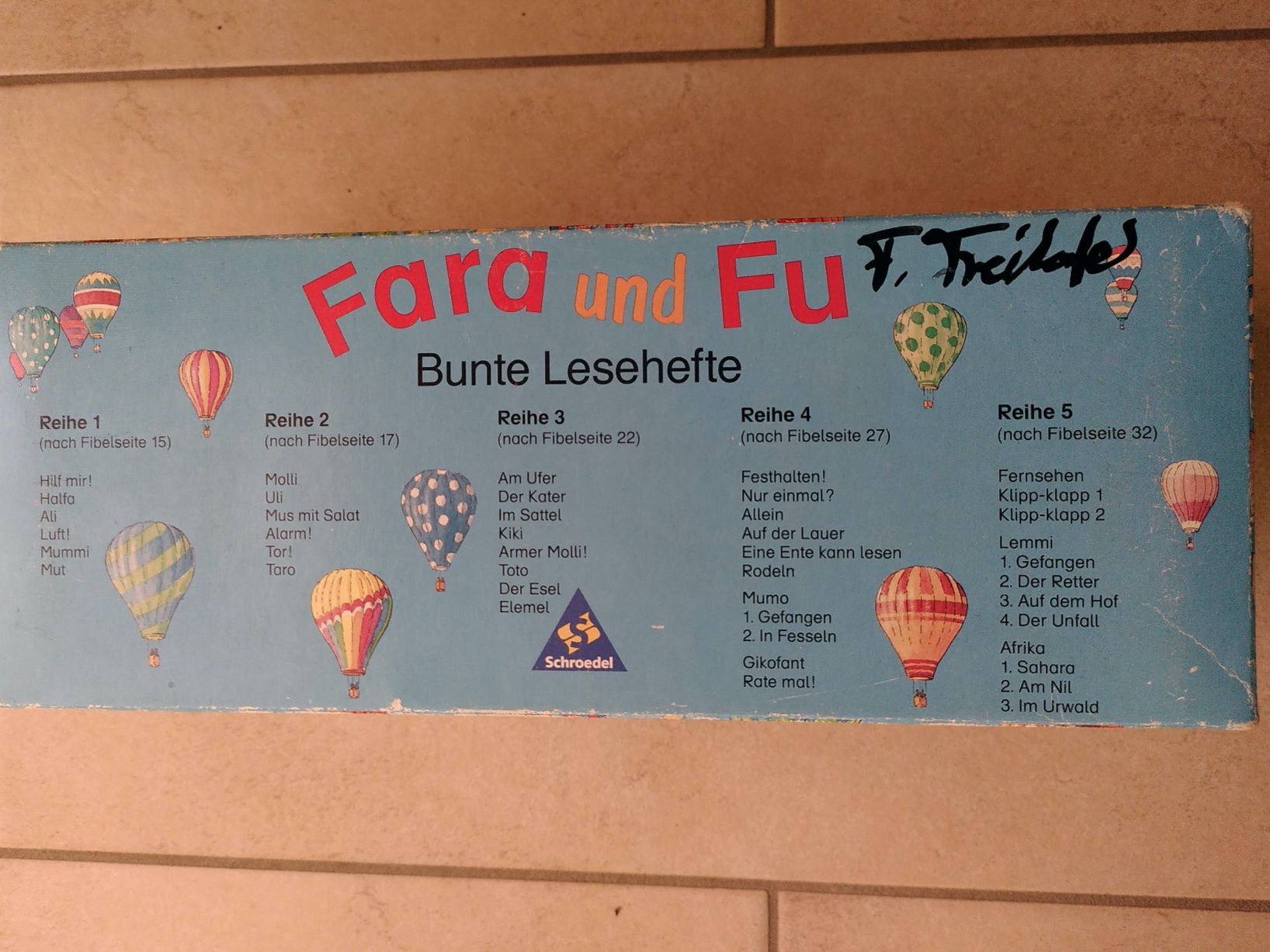 Libri: FARA UND FU/ BUNTE LESEHEFTE/128 BÜCHLEIN – Usato da Brugg AG venduto da olamim 1