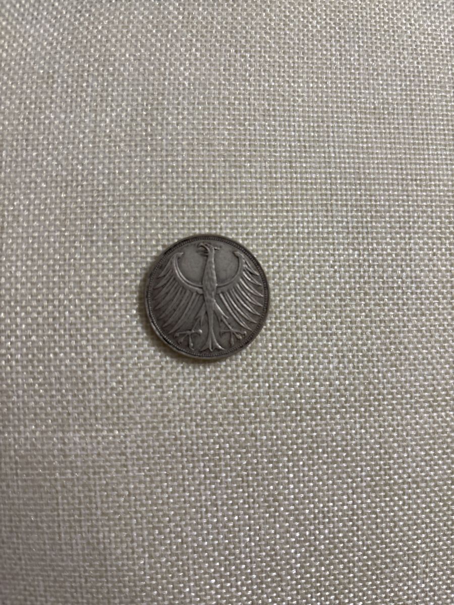 Tutti le monete: Allemagne 5 marks 1951 argent  – Usato da Le landeron venduto da santa_99