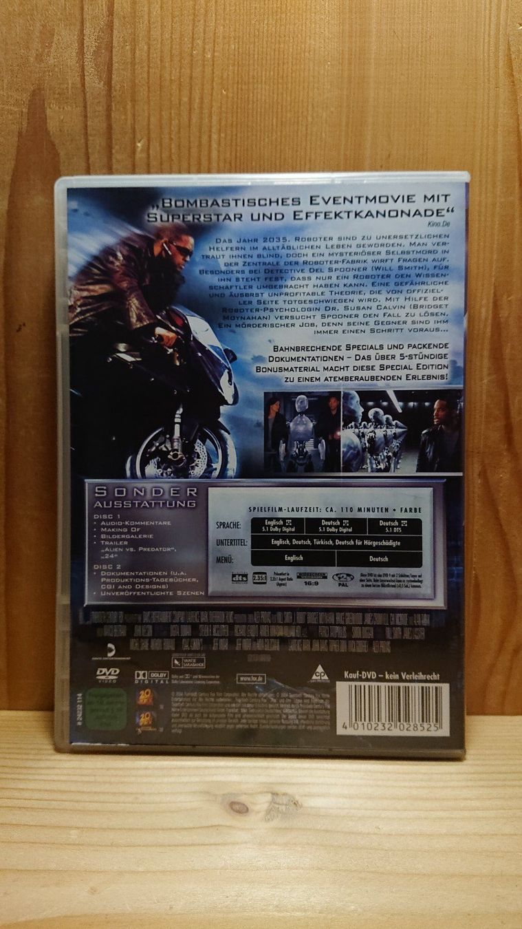 Tous les DVDs: i,ROBOT DVD 2 Disc Special Edition mit Will Smith – D'occasion à Wilderswil par Exebub 1