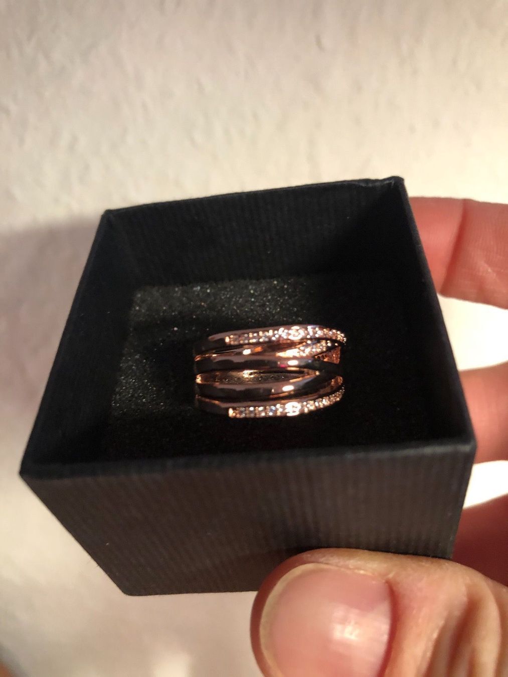 Ringe: Eleganter Rosagold/Silber Damenring – Neu (gemäss Beschreibung) aus Wald ZH von mlnt 5