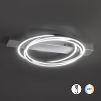 LED Deckenleuchte, Dimmer, CCT, 56 cm Ø