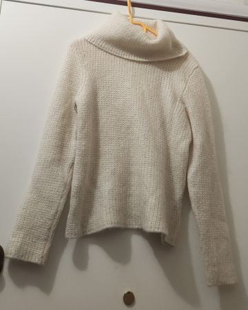 Pull col roulé Lauren Ralph Lauren blanc taille P/M