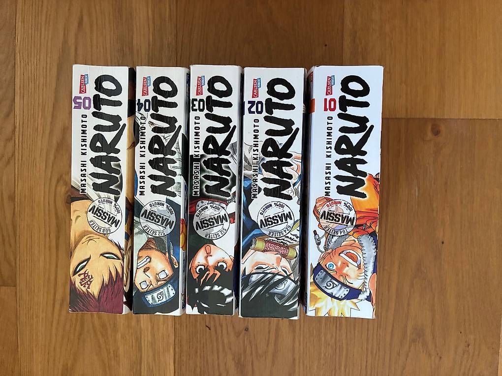 Fumetti: Naruto Manga massiv Band 1-5 – Usato da St. Pelagiberg venduto da Yellow73 1