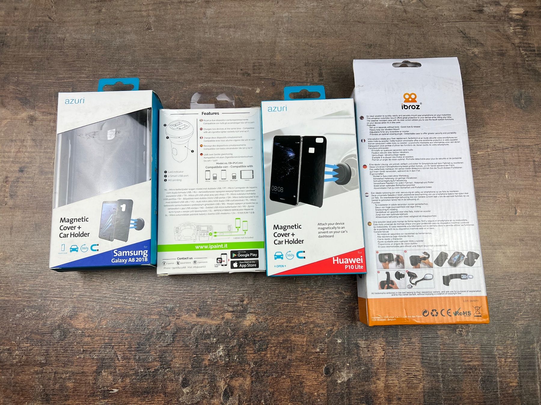 Supporti a parete: Smartphone Zubehör Halterungen Set – Nuovo e nell'imballaggio originale da Hallau venduto da R.R.91 1