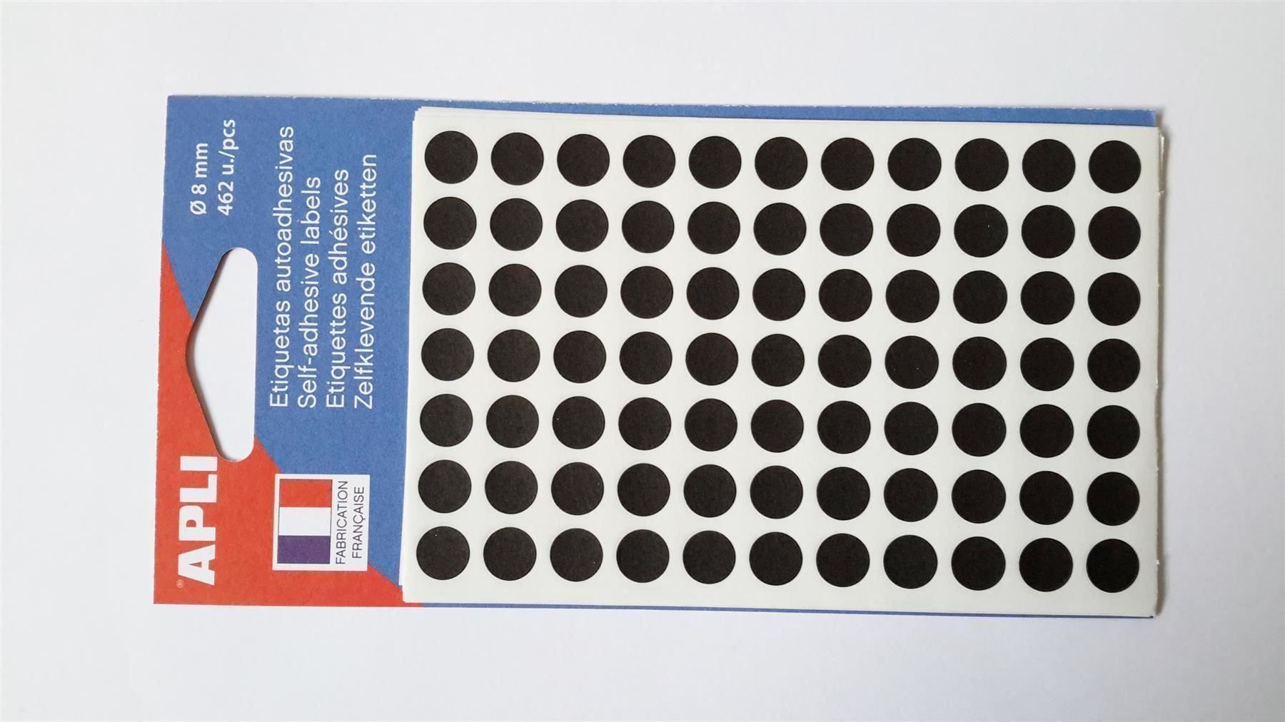 Sticker: Markierungspunkte, schwarz, 8mm, 462 St. – Nuovo e nell'imballaggio originale da St. Gallen venduto da cointec 2