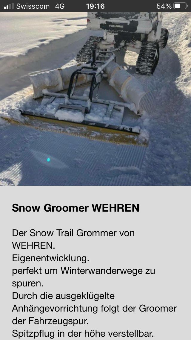Tutte le macchine: Winterwanderweg Spurgerät – Usato da Münster venduto da werage 7