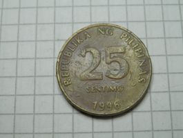 Philippinen  25 Sentimos, 1996